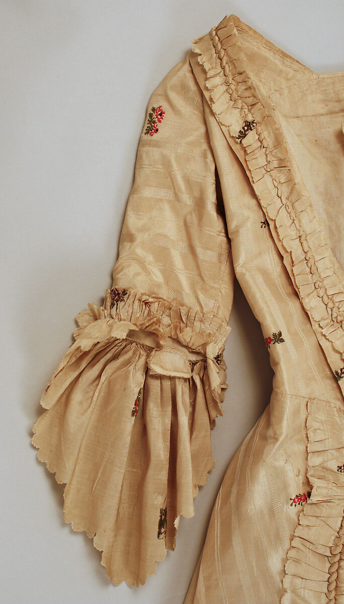 Dress, silk, British