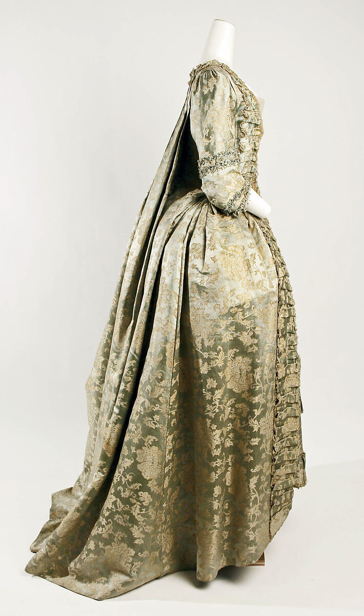 Dress, silk, French