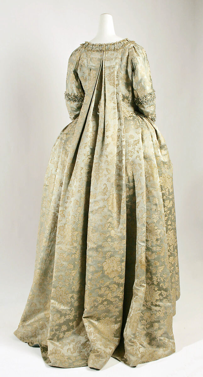 Dress, silk, French