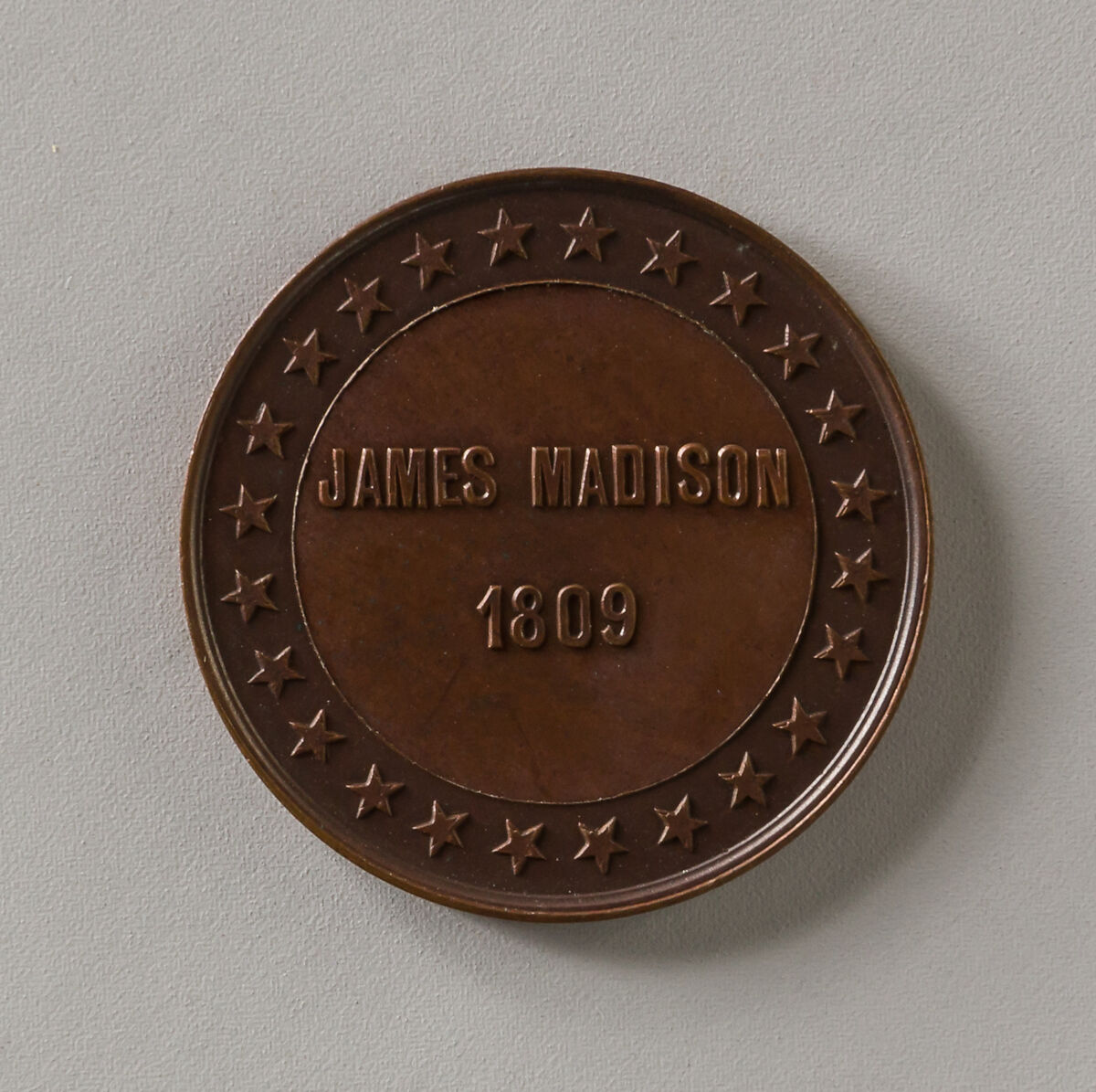 Token of James Madison, Bronze 