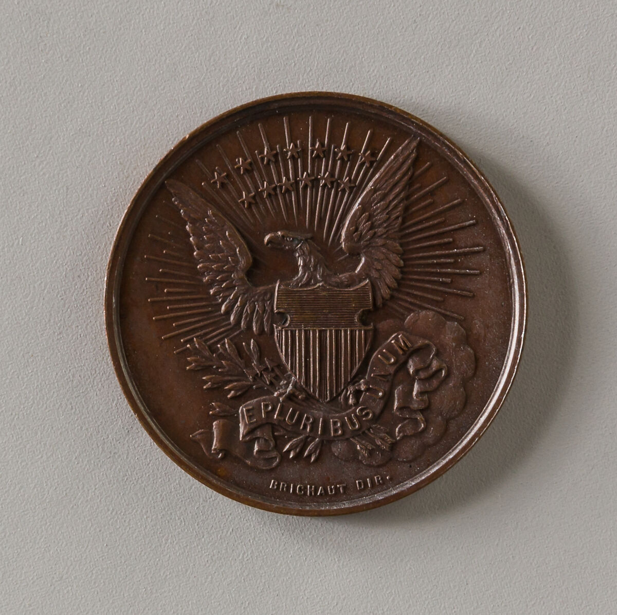 Token of James Madison, Bronze