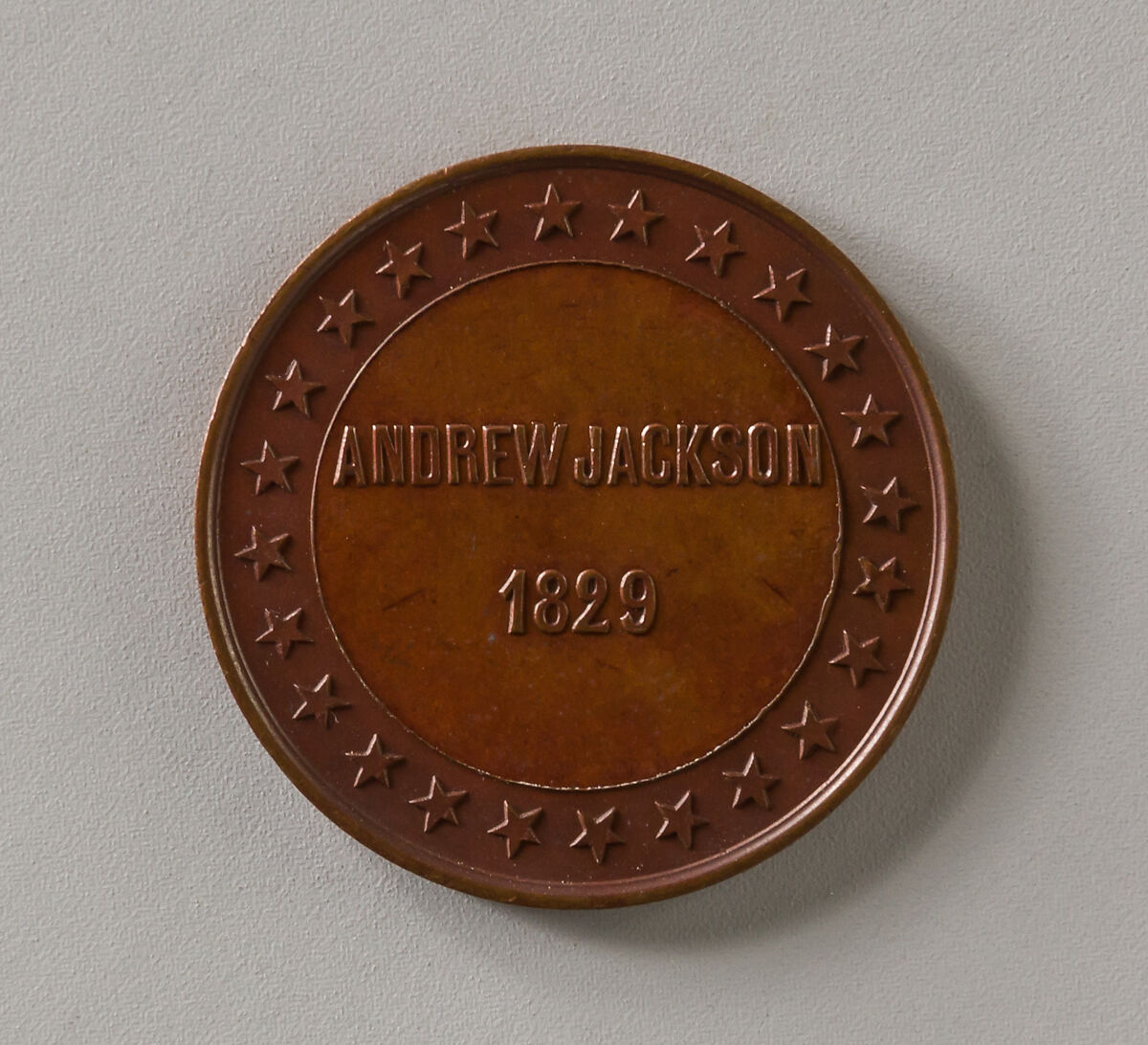 Token of Andrew Jackson, Bronze 