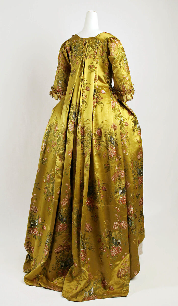 Robe à la française, silk, French