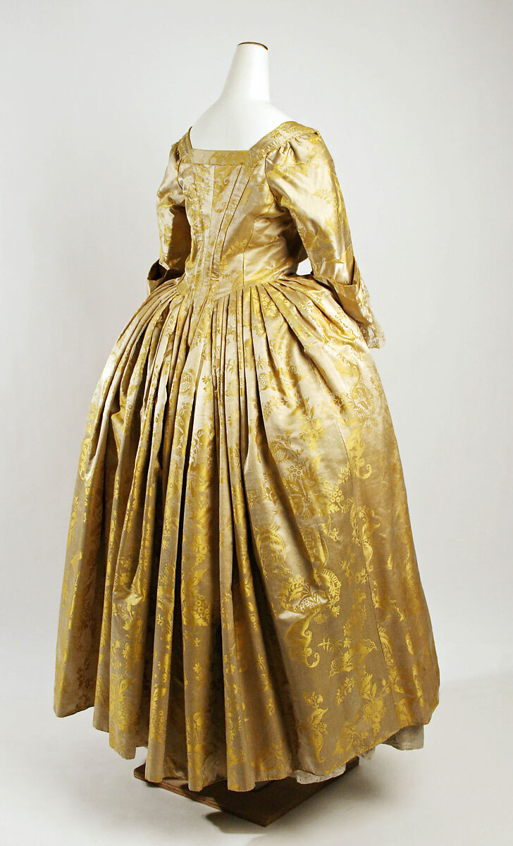 Dress, silk, American