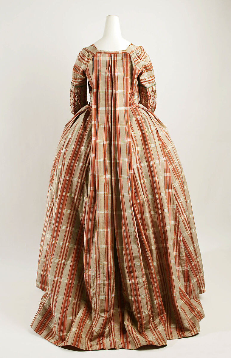 Robe à la française, silk, probably French