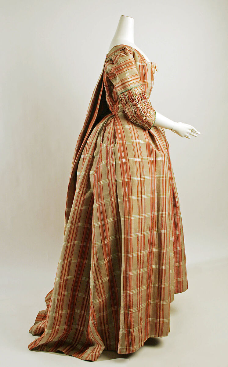 Robe à la française, silk, probably French