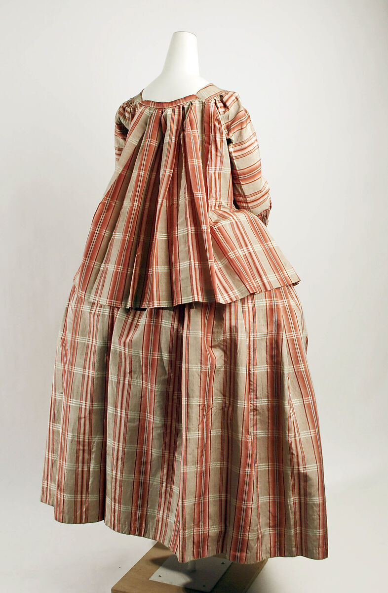 Robe à la française, silk, probably French
