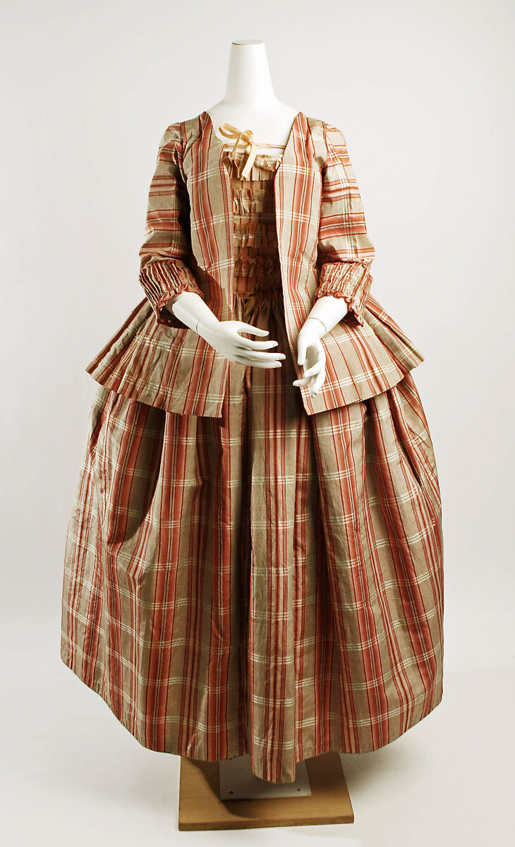 Robe à la française, silk, probably French