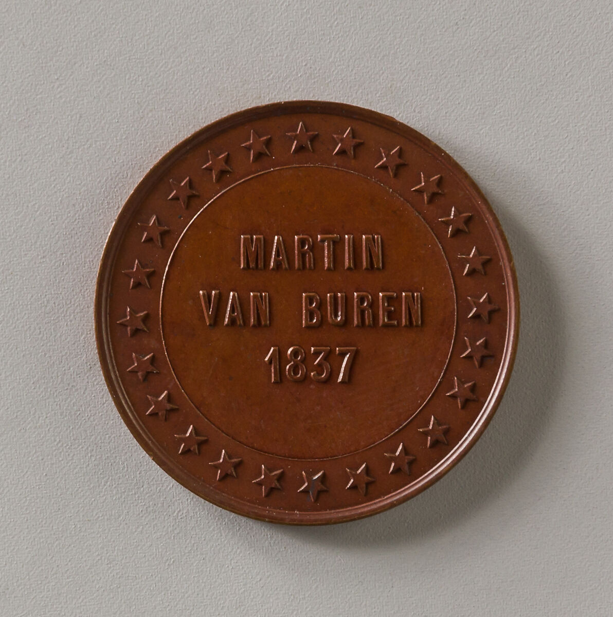 Token on Martin Van Buren, Bronze 