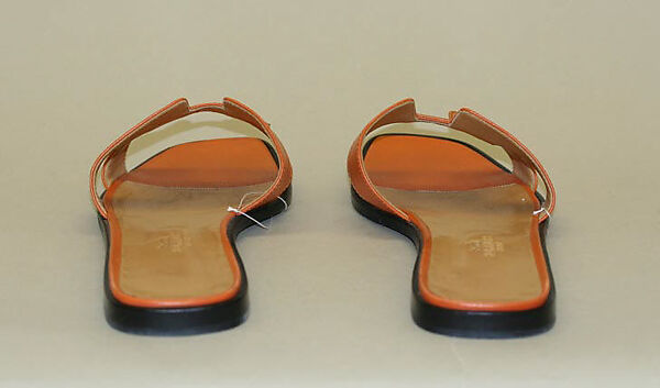 Shoes, Hermès (French, founded 1837), (a, b) leather, French