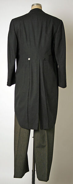 Morning suit, Chipp New York New Haven (American), (a) wool, silk; (b) wool, American