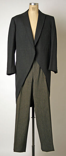 Morning suit, Chipp New York New Haven (American), (a) wool, silk; (b) wool, American 