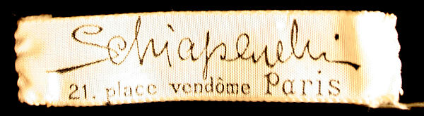 Evening jacket, Elsa Schiaparelli (Italian, 1890–1973), wool, plastic, metallic thread, glass, French