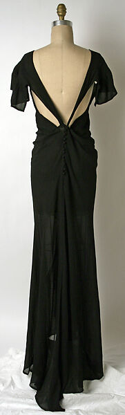 Evening dress, House of Patou (French, founded 1914), silk, French