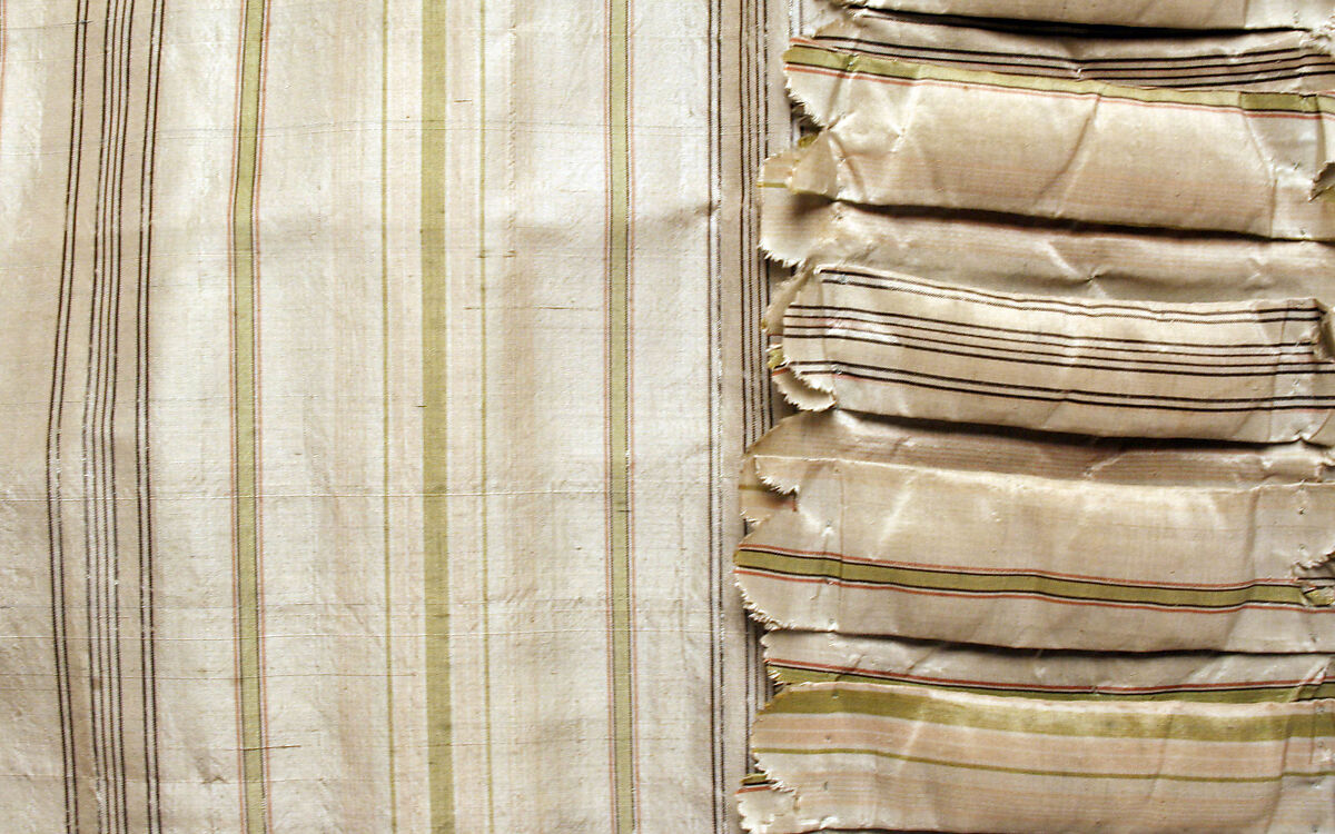 Robe à la française, silk, French