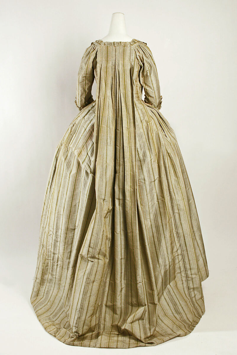 Robe à la française, silk, French