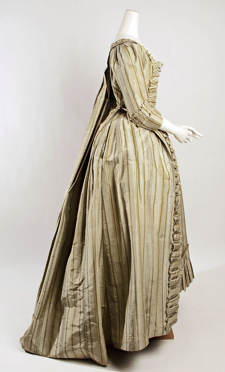 Robe à la française, silk, French