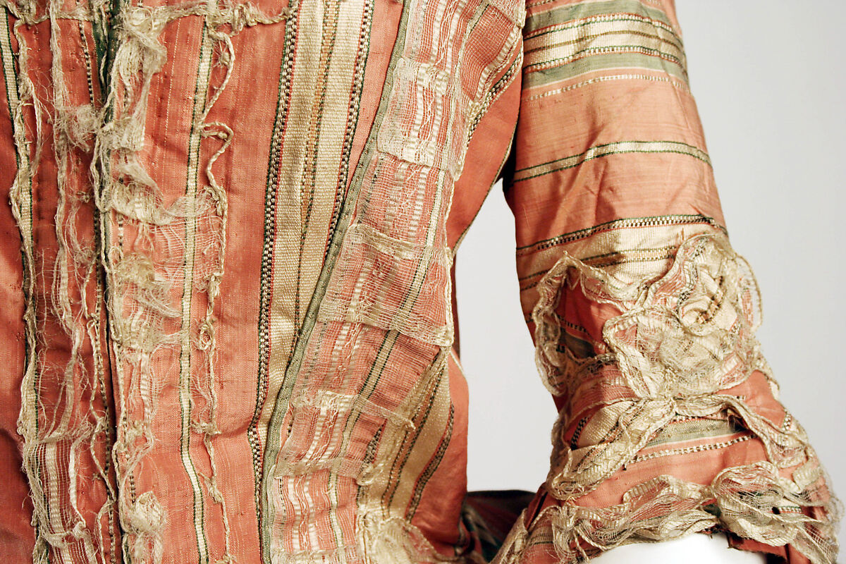 Dress, silk, probably Spanish