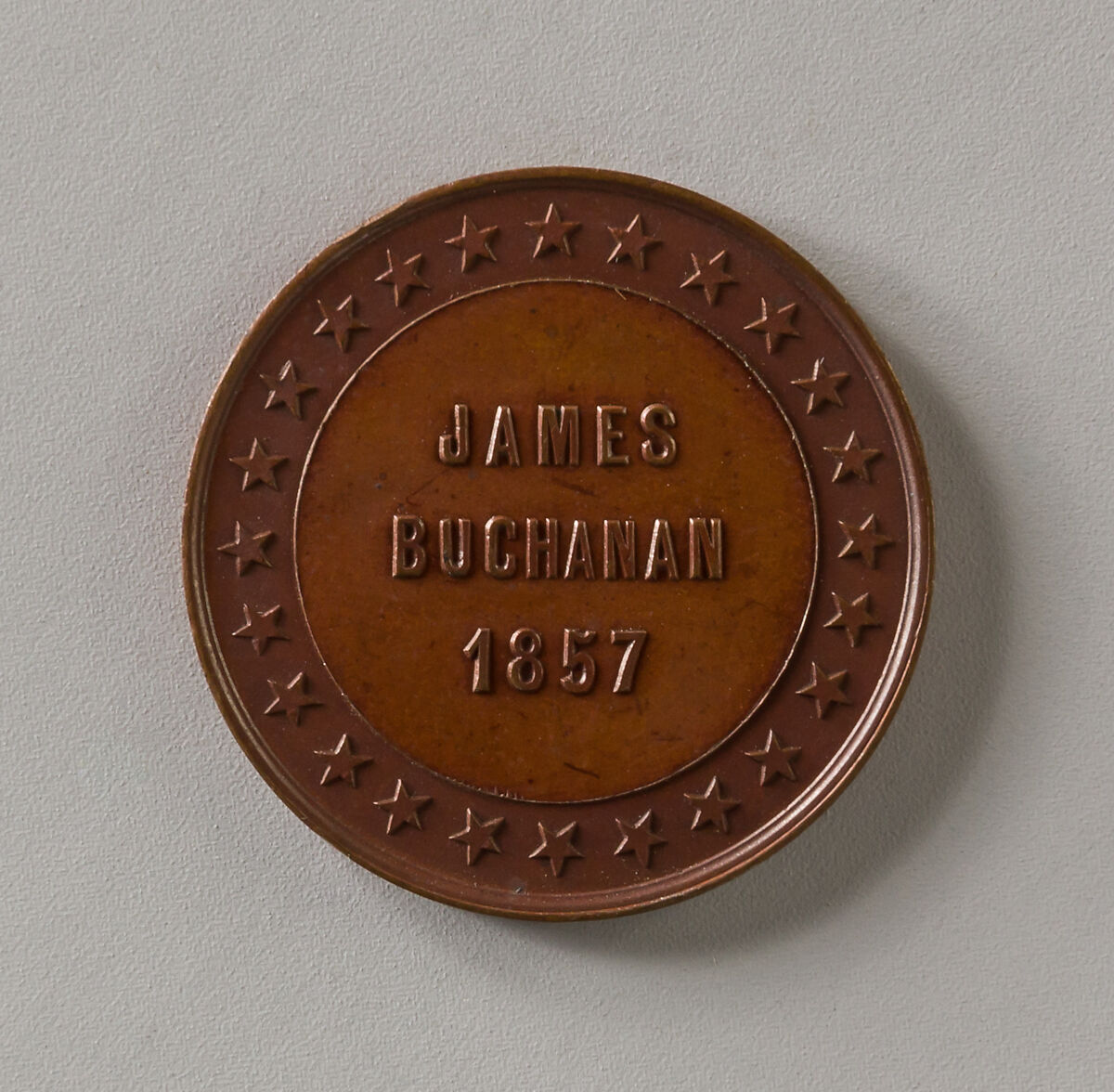 Token of James Buchanan, Bronze 