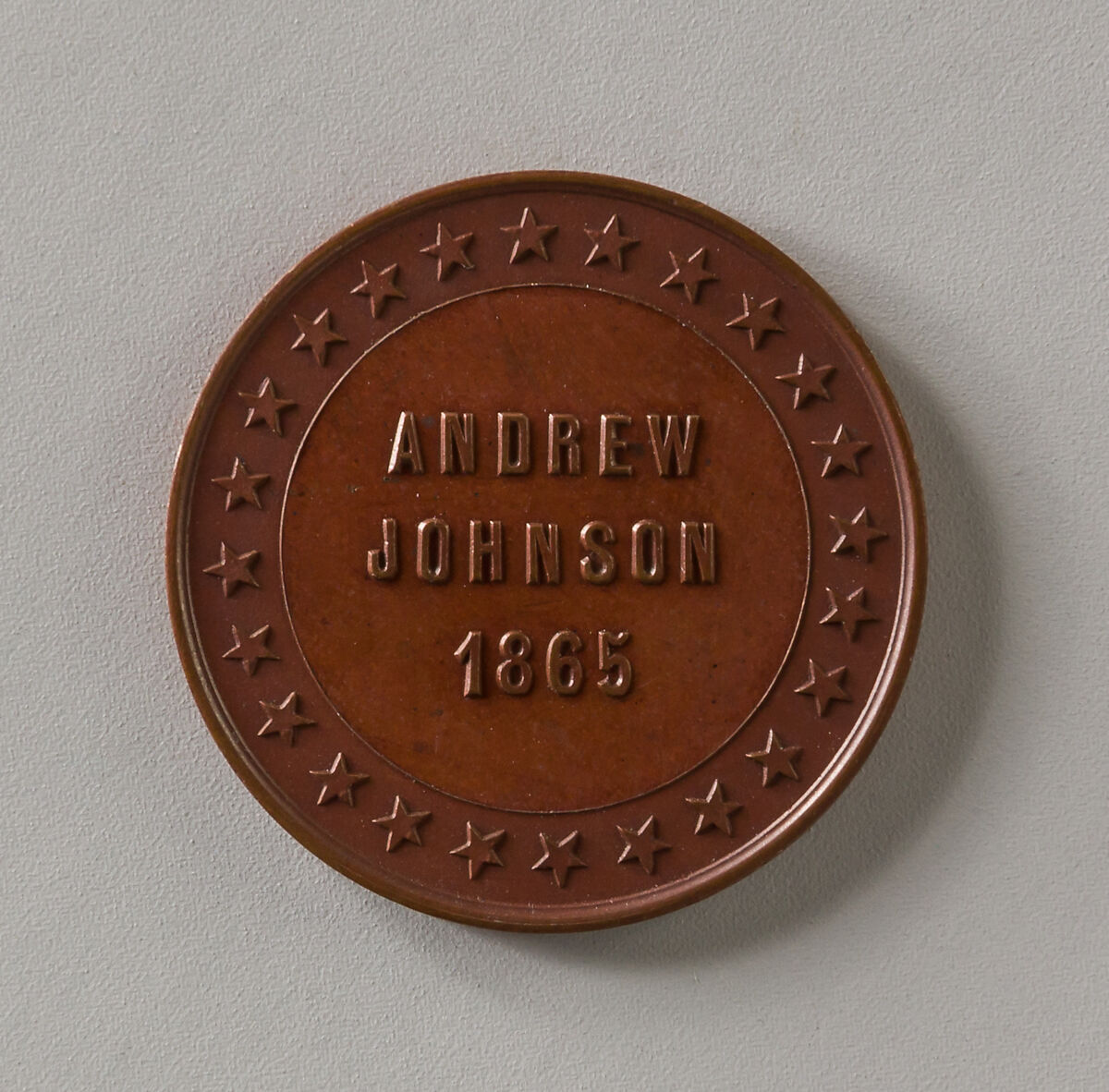 Token of Andrew Johnson, Bronze 