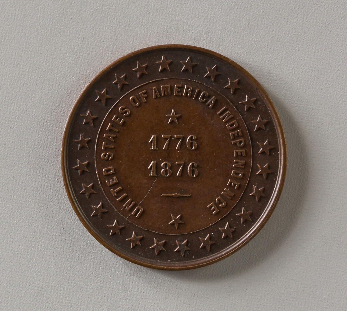 Token of the Centennial of American Independence, Bronze 