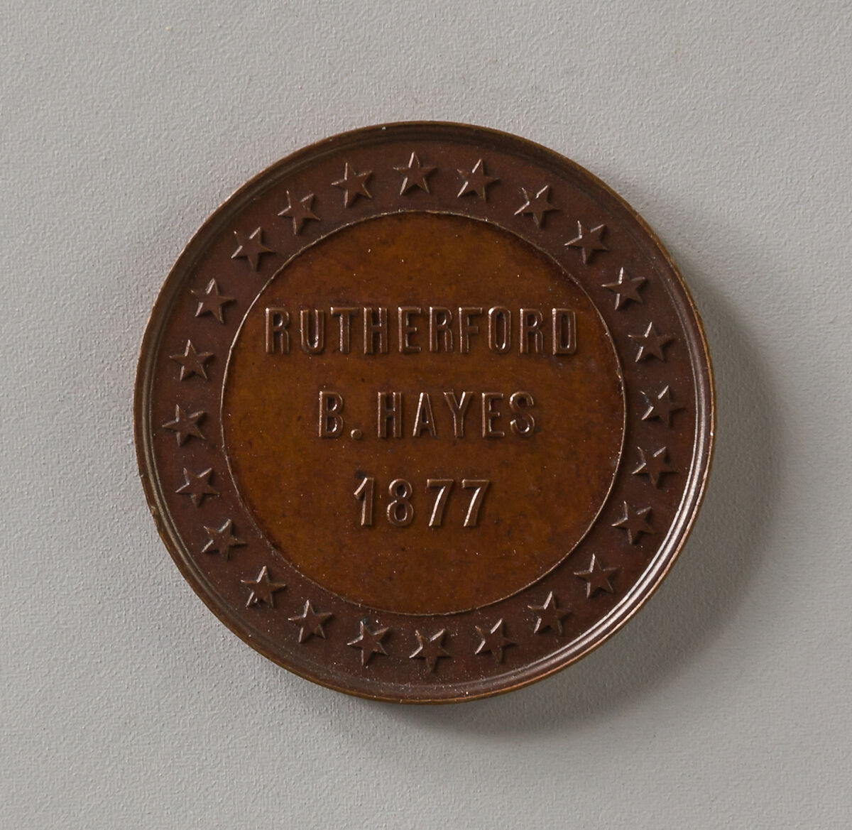 Token of Rutherford B. Hayes, Bronze