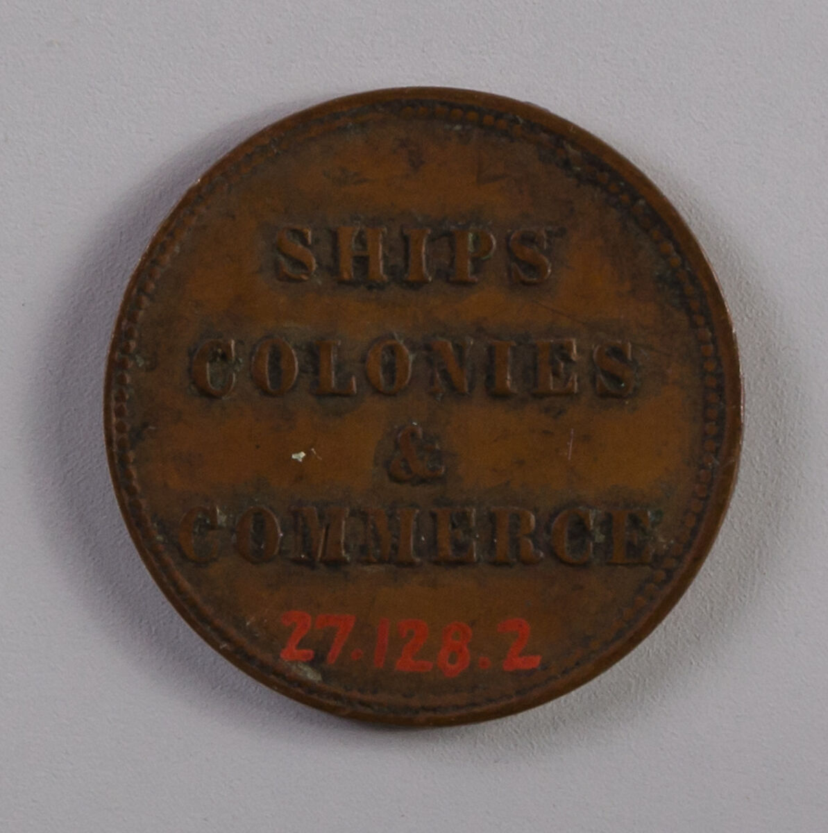 Medal or Plaque, Copper, Canadian