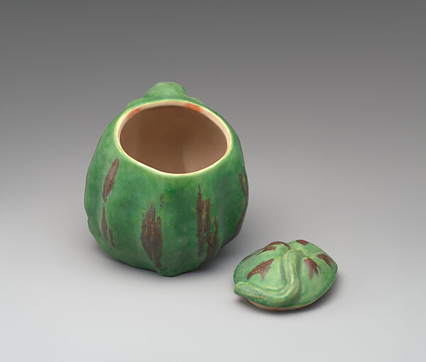 Covered jar, François-Rupert Carabin (French, Saverne, Bas-Rhin 1862–1932 Strasbourg), Glazed stoneware, French, Paris