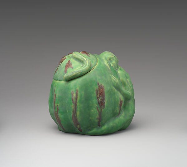 Covered jar, François-Rupert Carabin (French, Saverne, Bas-Rhin 1862–1932 Strasbourg), Glazed stoneware, French, Paris