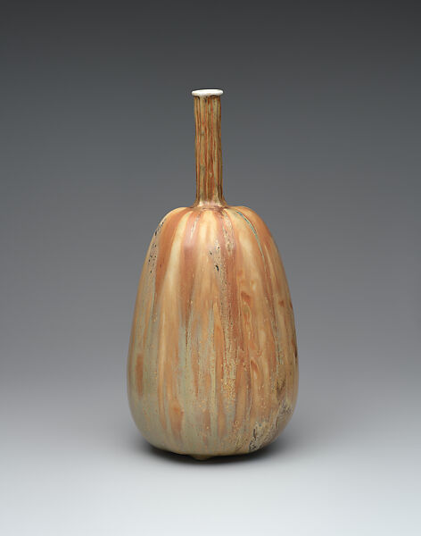 Vase, Taxile Maximin Doat (French, 1851–1938), Glazed porcelain, French 