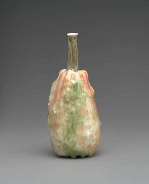 Vase, Taxile Maximin Doat (French, 1851–1938), Glazed porcelain, French 