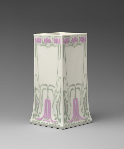 Vase, Georges de Feure (French, Paris 1868–1943 Paris), Hard-paste porcelain, French, Limoges 