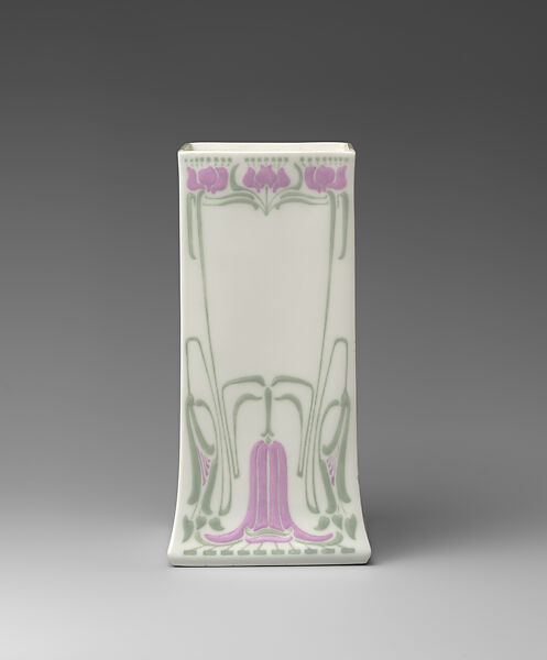 Vase, Georges de Feure (French, Paris 1868–1943 Paris), Hard-paste porcelain, French, Limoges