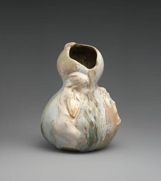 Thirst (La Source), Alfred Finot (French, Nancy 1876–1947 Froville), Glazed stoneware, French 