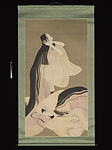 Thunder, Horii Kōha 堀井香坡 (Japanese, 1897–1990), Hanging scroll; ink and color on silk, Japan