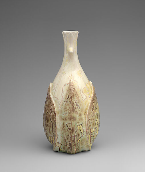 Bottle-shaped vase, Sèvres Manufactory (French, 1740–present), Glazed porcelain, French, Sèvres