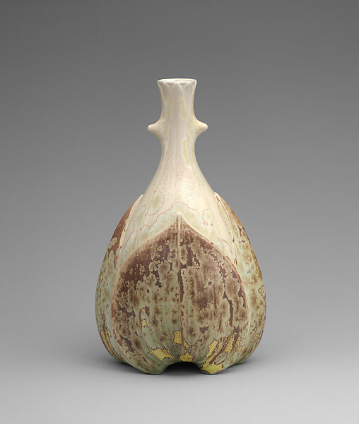 Bottle-shaped vase, Sèvres Manufactory (French, 1740–present), Glazed porcelain, French, Sèvres