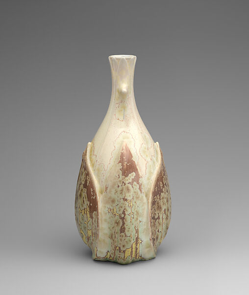 Bottle-shaped vase, Sèvres Manufactory (French, 1740–present), Glazed porcelain, French, Sèvres