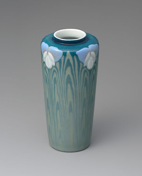Vase with snowdrops, Meissen Manufactory (German, 1710–present), Glazed porcelain, German, Meissen