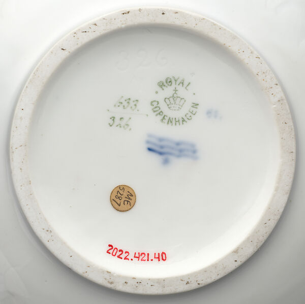 Vase with snakes, Possibly designed by Christian Thomsen (Danish, 1860–1921), Glazed porcelain, Danish, Copenhagen