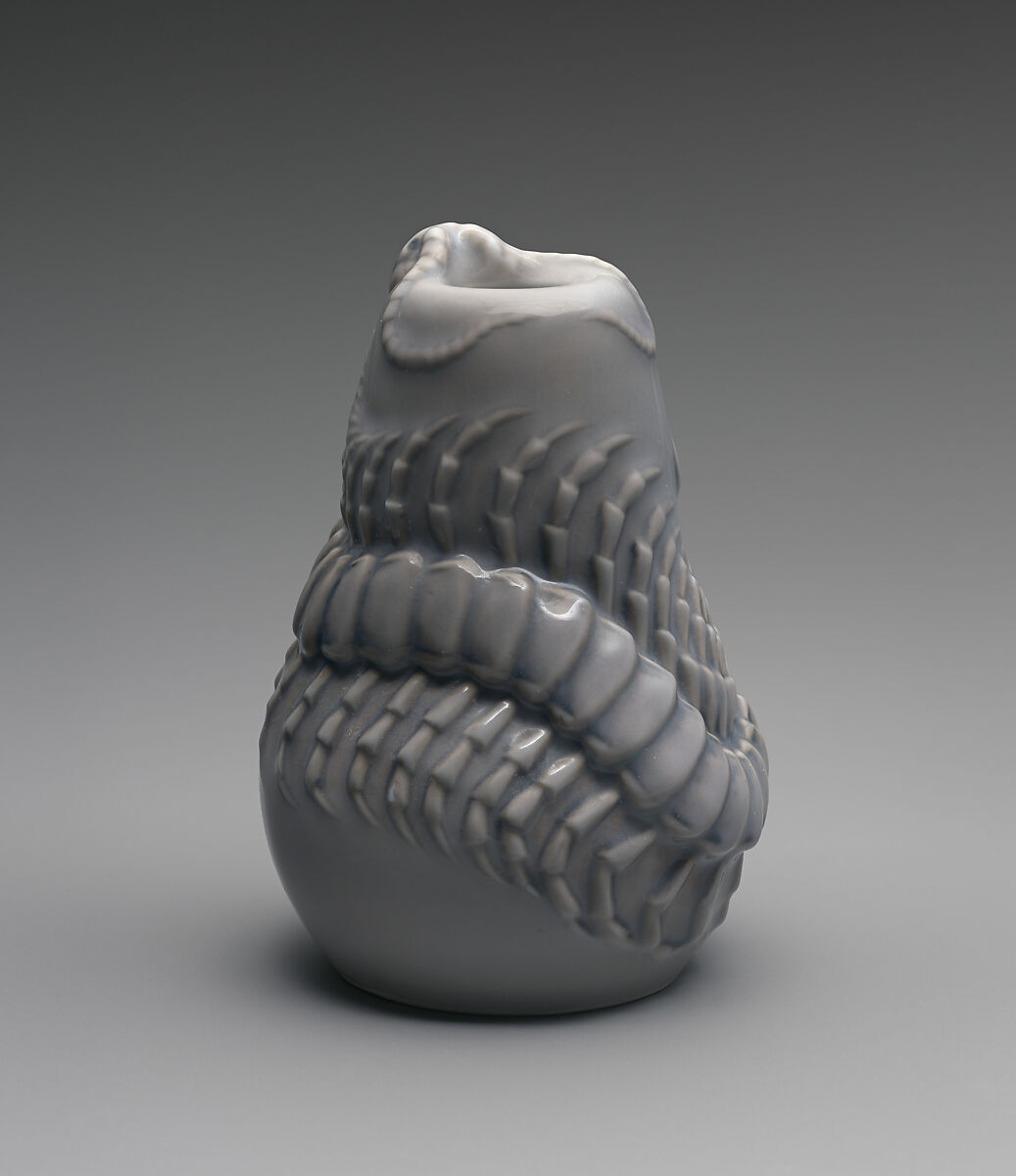 Vase with centipede, Royal Copenhagen (Danish, 1775–present), Glazed porcelain, Danish, Copenhagen