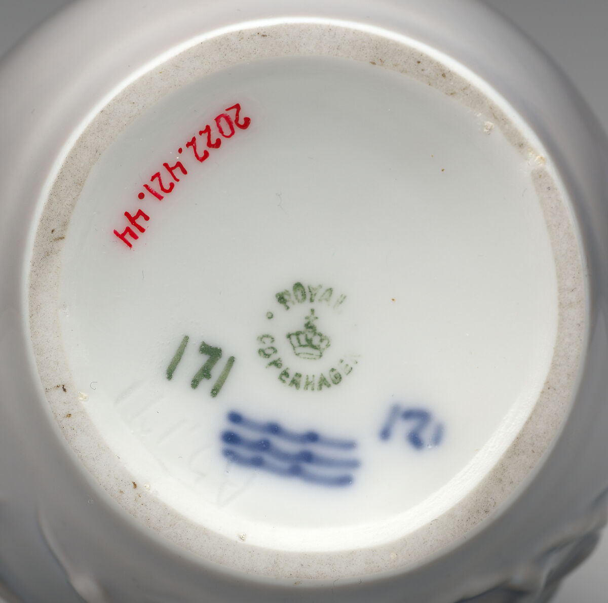 Vase with centipede, Royal Copenhagen (Danish, 1775–present), Glazed porcelain, Danish, Copenhagen