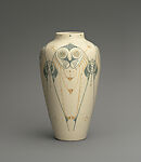 Vase with stylized owls