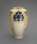 Vase with stylized insects