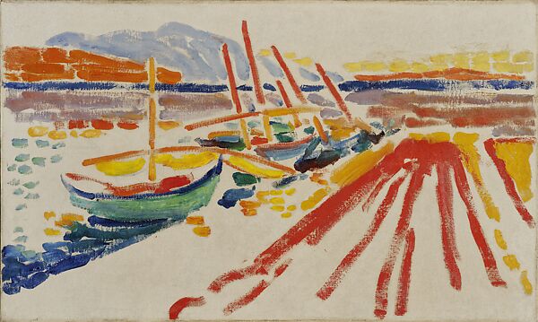 The Pier at L'Estaque (La jetée à l’Estaque), André Derain (French, Chatou 1880–1954 Garches), Oil on canvas 