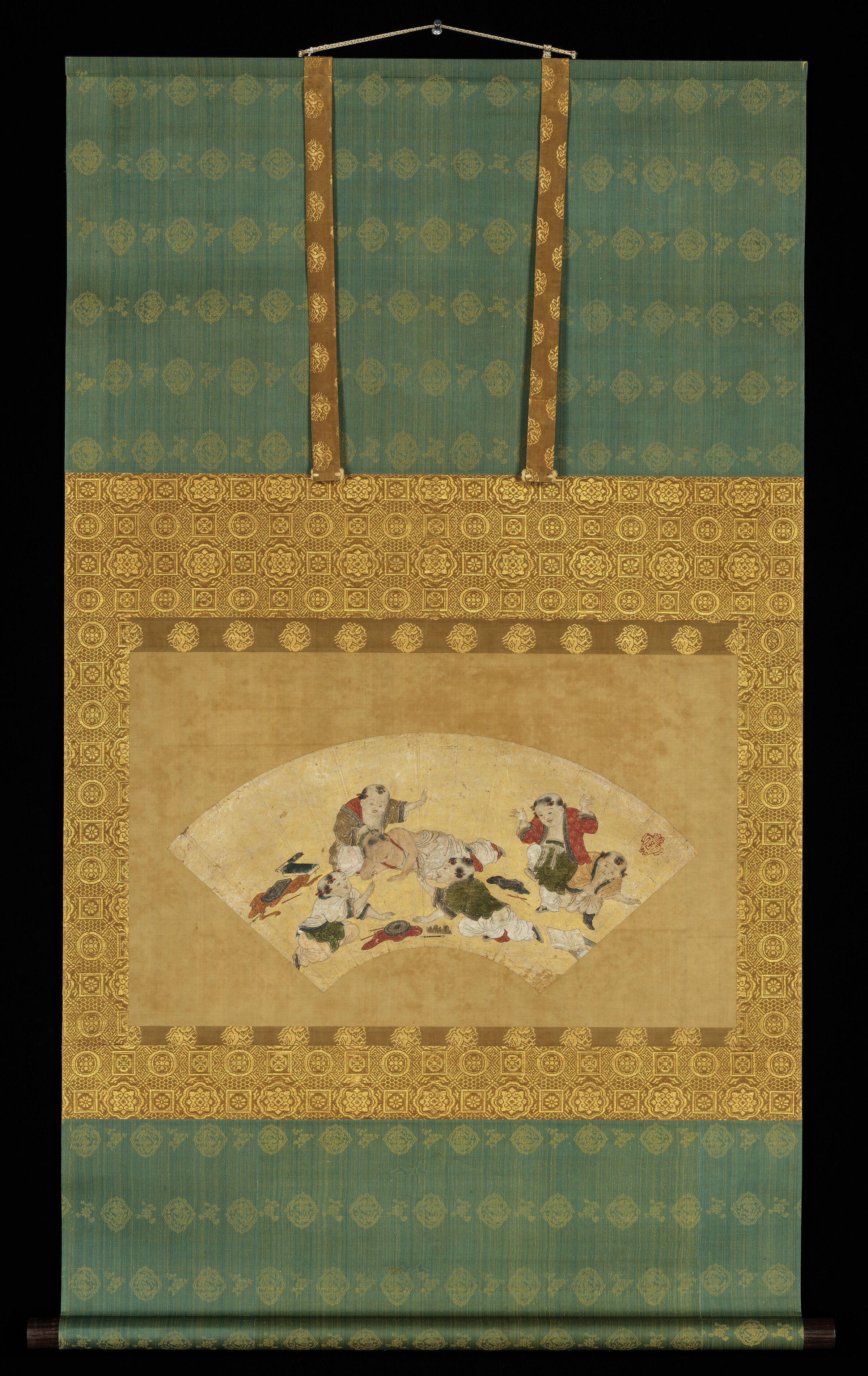 Studio of Kano Motonobu 狩野元信 - Chinese Boys at Play - Japan