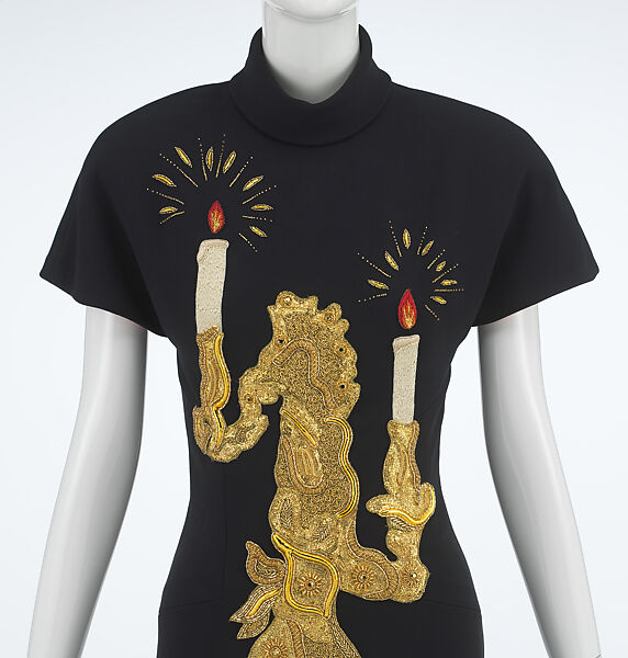 Dress, Karl Lagerfeld (French, founded 1984), silk, French