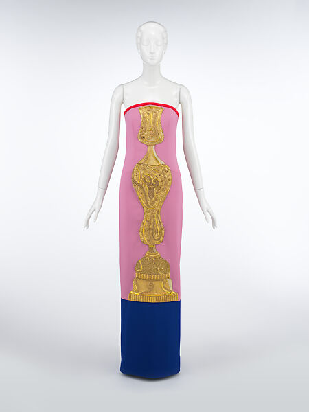 Dress, Karl Lagerfeld (French, founded 1984), silk, French 