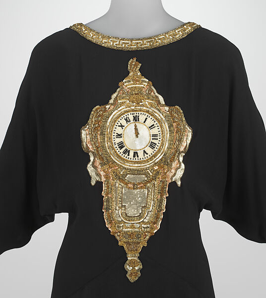 Dress, Karl Lagerfeld (French, founded 1984), silk, metal, French