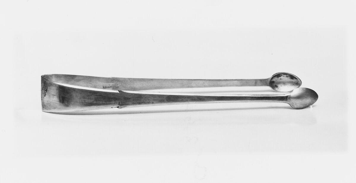 Tongs, Stephen Hardy (1781–1843), Silver, American 